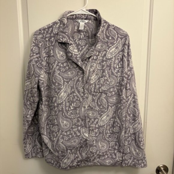 🌙 Adonna Sleepwear Paisley Pajama Set - Size L - Picture 1 of 4